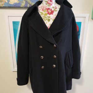 Black Peacoat by Lane Bryant